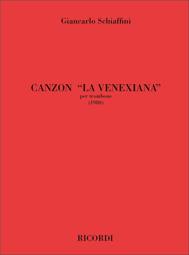 Canzon 'La Venexiana'